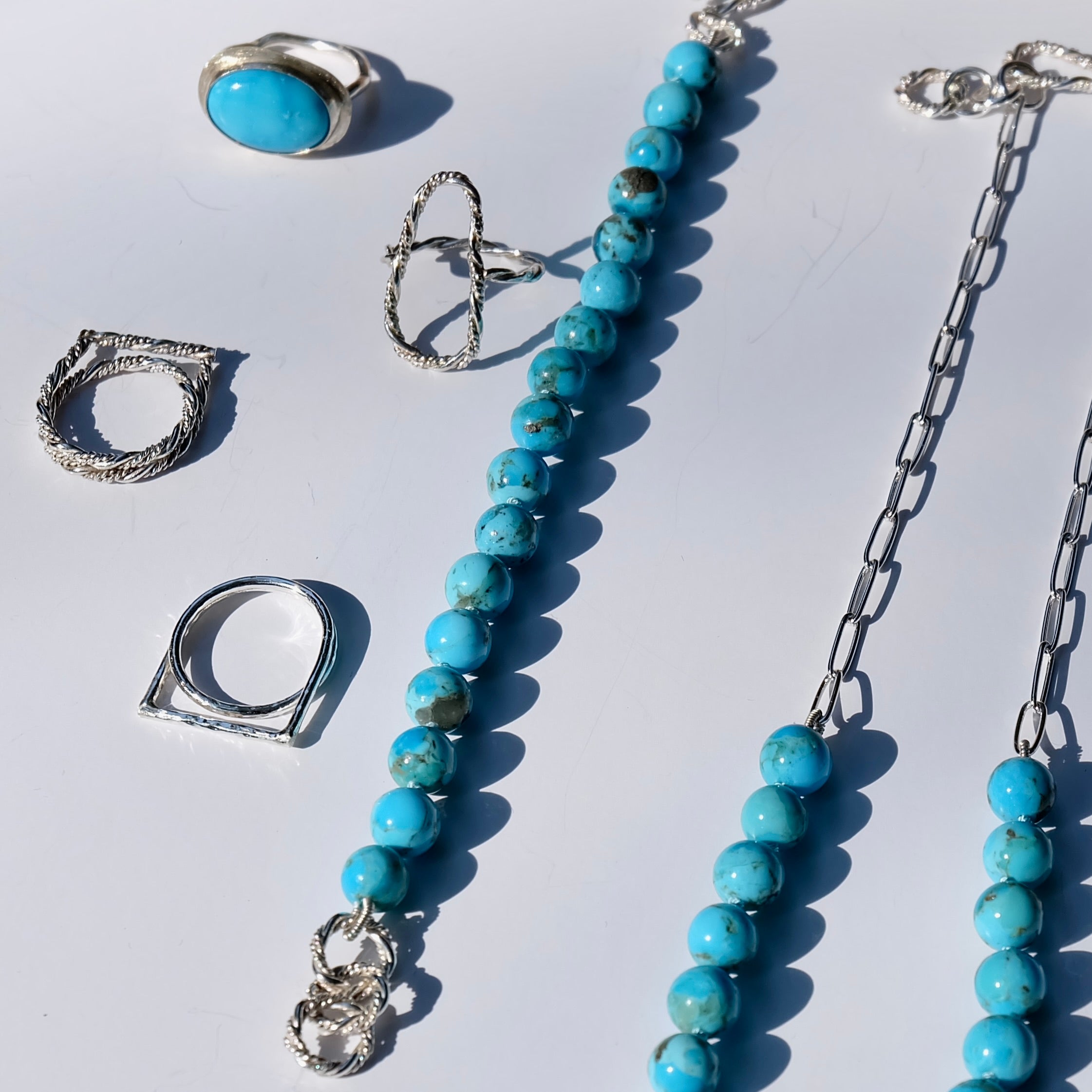 Turquoise Bead Bracelet